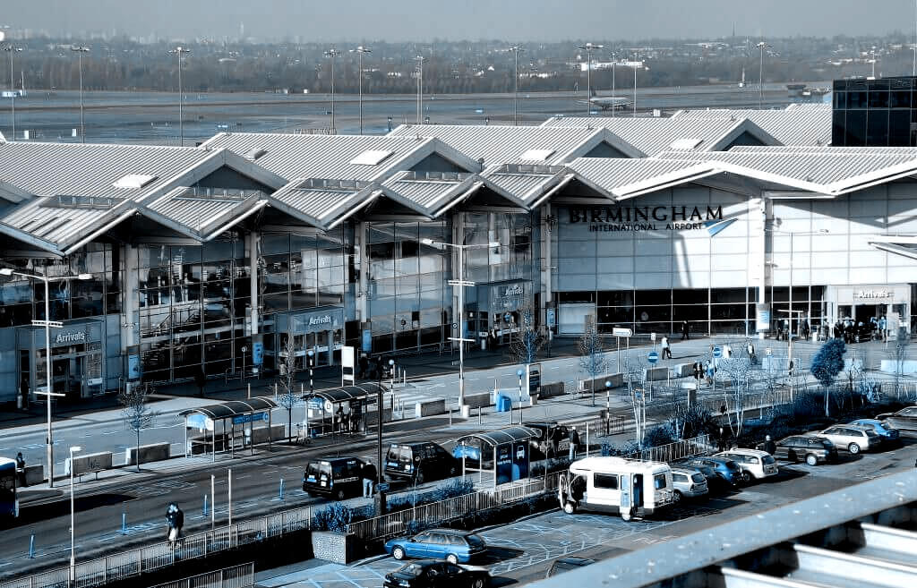view of Birmingham Airport