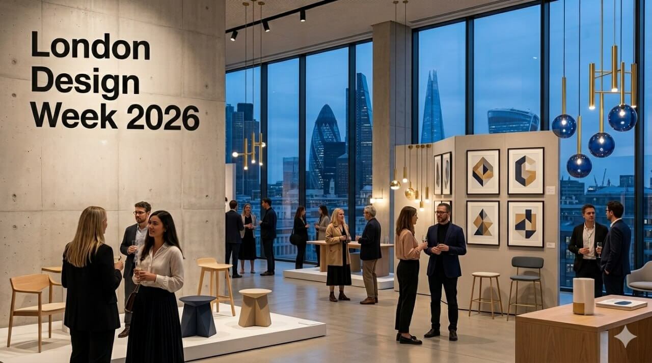 Exterior view of Design Centre Chelsea Harbour during London Design Week 2026 in March