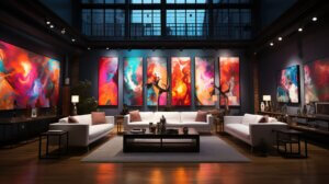 Luxury interior design showroom display at London Design Week 2026 featuring new furniture and textile launches